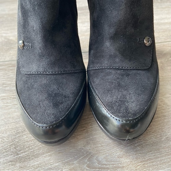 Fendi Suede Full  Leather Heeled Riding Boots - Picture 4 of 16